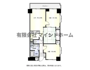 信開ダイナスティ浅野川クイーンズ【4階】の間取り