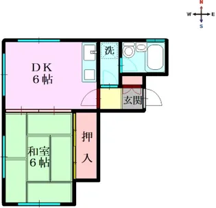 ミキハイツ【2階】の間取り