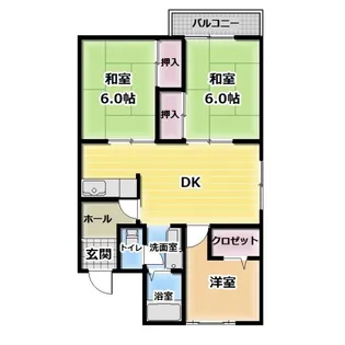 東洋スカイハイツの間取り