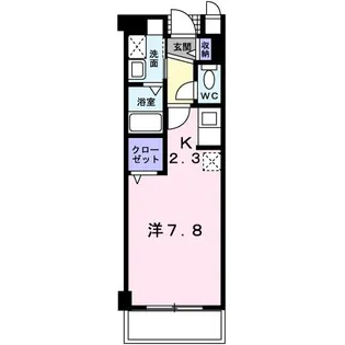 ハーヴェストヒルA【1階】の間取り