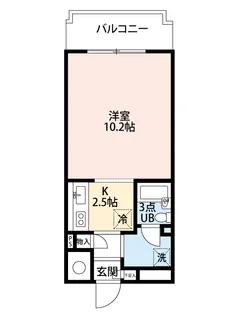 菊名スカイマンション B棟【4階】の間取り
