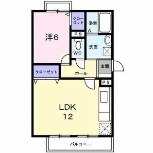 茨城県小美玉市中延【マンション】の間取り