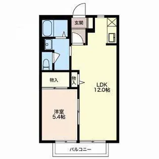 ヴェルドミールA【2階】の間取り
