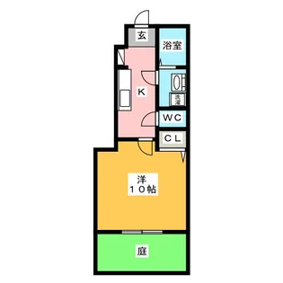 ソレイユII【1階】の間取り