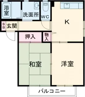 ファミールプラザ ヴェルデ【1階】の間取り