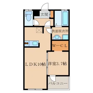 ネオブレス【3階】の間取り