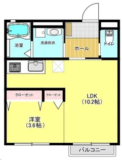 コンフォート蔵まち【1階】の間取り