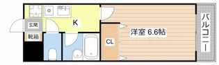 滋賀県東近江市八日市本町【マンション】の間取り