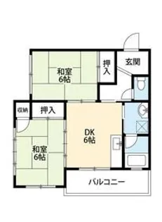 静岡県浜松市中央区入野町【マンション】の間取り