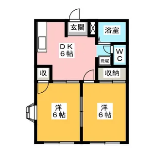 エルディムグリーンハイツ【2階】の間取り