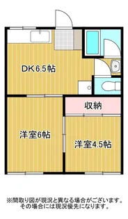 2DKの間取り画像