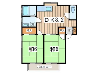 ハイムユキ【2階】の間取り