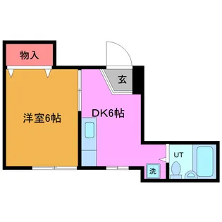 島五コーポ【4階】の間取り