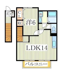 グリーンヴィラ カラビナK【2階】の間取り