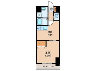 パークサイド加治屋町【2階】の間取り