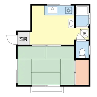 三宿2丁目アパート【1階】の間取り