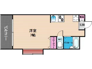 ペガサス弥永【4階】の間取り