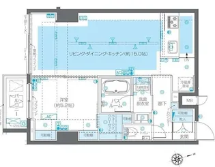ZOOM広尾【4階】の間取り