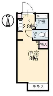 フローラル光南【2階】の間取り