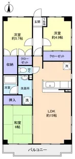 アークソシア【3階】の間取り