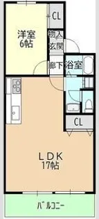 ボナール木村【2階】の間取り