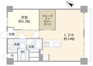 東京都渋谷区幡ヶ谷1【マンション】の間取り
