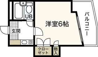 ドーム白島【5階】の間取り