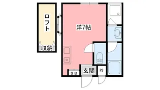K&Kビルディング【2階】の間取り