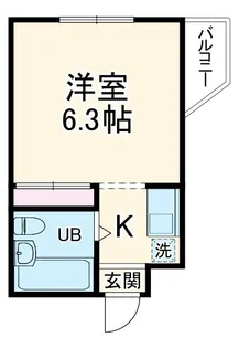 クロノス相模原south【2階】の間取り