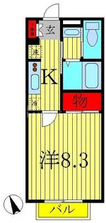 アイビスハイム【2階】の間取り