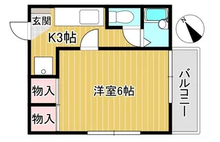 コーポ加瀬【2階】の間取り