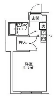 アルベール【4階】の間取り