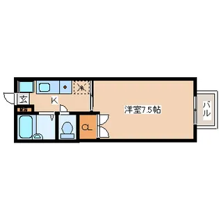 グランデュールNK【1階】の間取り