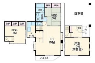 レイクサイドビラリコシェの間取り