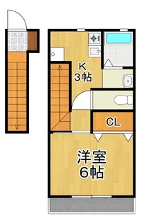 パシフィコ D棟【2階】の間取り