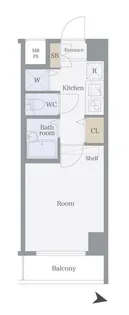 ベルグレードKS【1階】の間取り