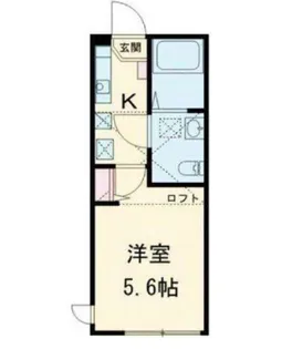 アルシオーネ絹ヶ丘【2階】の間取り