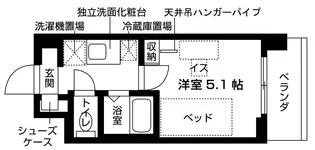 キャンパスヴィレッジ京都下鴨東【1階】の間取り