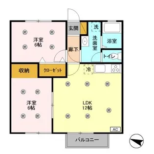 埼玉県さいたま市見沼区大字東門前【アパート】の間取り