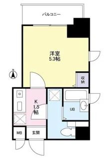 グランビュー御茶ノ水【3階】の間取り