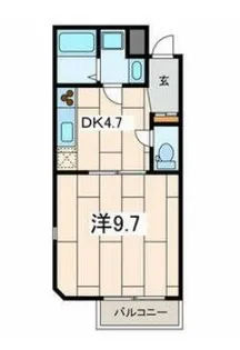 シャンテーム鶴間【3階】の間取り