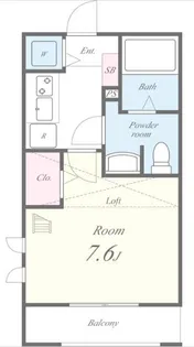 パルティール【2階】の間取り