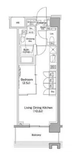 ヴェール・クレール大崎【3階】の間取り