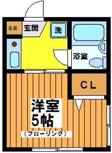 東京都杉並区方南1【アパート】の間取り