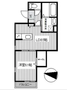 ブレッシア石神井公園【1階】の間取り