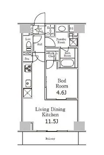 東京都台東区谷中3【マンション】の間取り