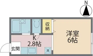 東京都八王子市松木【アパート】の間取り