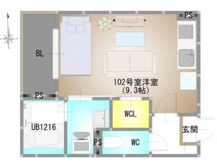 (仮称)REGALEST下伊福本町IV【1階】の間取り