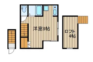 ラパンリュネール【2階】の間取り