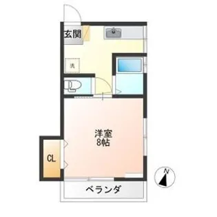 小林ハイツ【2階】の間取り